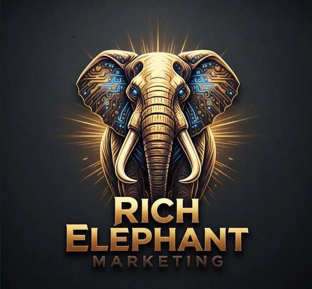 Rich Elephant Marketing Logo